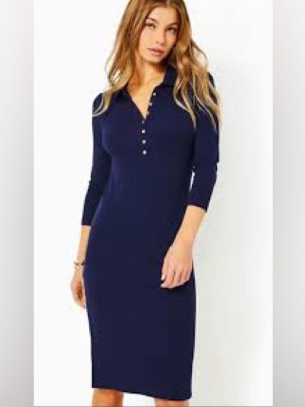 Lilly Pulitzer Navy Reema Polo Dress